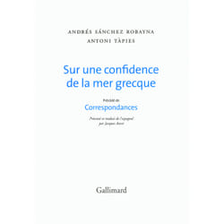 ISBN Sur une confidence de la mer grecque
