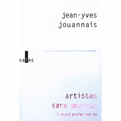 ISBN Artistes sans œuvres, Français, 216 pages
