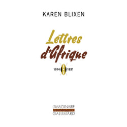 Lettres d'Afrique - 1914-1931