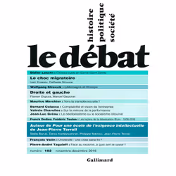 ISBN Le Débat, Français, 192 pages