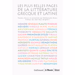 ISBN Les plus belles pages de la littérature grecque et latine, Français, 832 pages
