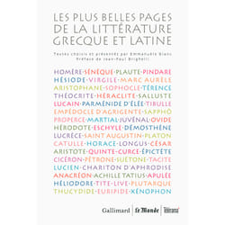 Les plus belles pages de la littérature grecque et latine
