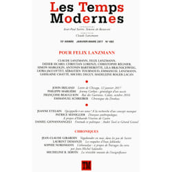 Revue Les temps modernes n.692