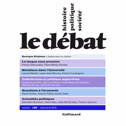 ISBN Le Débat, Français, 192 pages