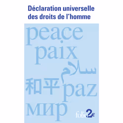 ISBN Déclaration universelle des droits de l'homme, Français, 80 pages