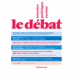 ISBN Le Débat, Français, 192 pages