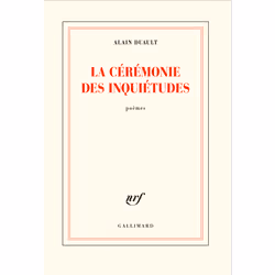 ISBN La cérémonie des inquiétudes, Français, 160 pages