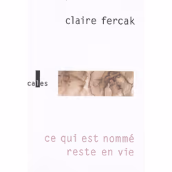 ISBN Ce qui est nommé reste en vie, Français, 160 pages
