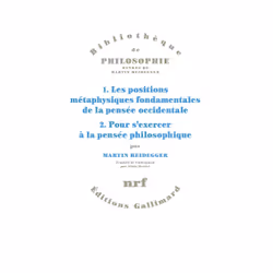 ISBN 1. Les positions métaphysiques fondamentales de la pensée occidentale. 2. Pour s'exercer à la pensée philosophique., Fra ...