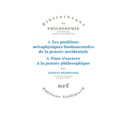 1. Les positions métaphysiques fondamentales de la pensée occidentale. 2. Pour s'exercer à la pensée philosophique.