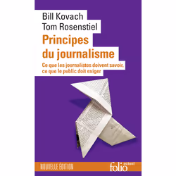 ISBN Principes du journalisme, Français, 608 pages