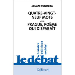 Quatre-vingt-neuf mots : Prague, poème qui disparait