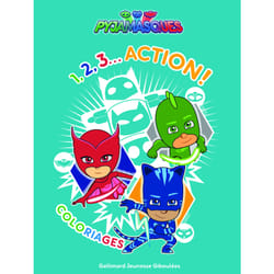 Les pyjamasques - 1,2,3  action ! coloriages