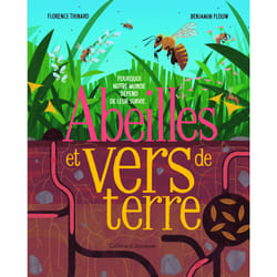 Abeille et ver de terre
