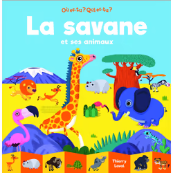 ISBN La savane et ses animaux, Français, 14 pages