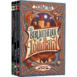 La bibliothèque de Poudlard - le quidditch à travers les âges, les animaux fantastiques, les contes de Beedle le Barde