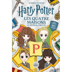 Harry Potter : les 4 maisons, journal créatif