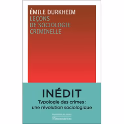 ISBN Leçons de sociologie criminelle, Sociologie, Livre broché, 416 pages
