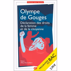 ISBN Déclaration des droits de la femme et de la citoyenne - Bac 2022 - Parcours « Écrire et combattre pour l'égalité », 176  ...