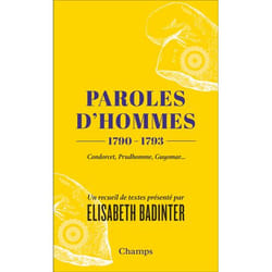 Paroles d'hommes