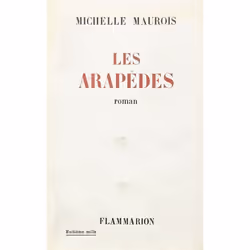 Flammarion Les Arapèdes, Littérature, Français, Livre broché, 256 pages