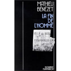 Flammarion La Fin de l’homme livre Littérature Français