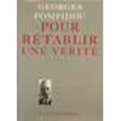 Flammarion Pour rétablir une vérité, Littérature, Français, Livre broché, 298 pages