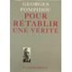 Flammarion Pour rétablir une vérité livre Littérature Français
