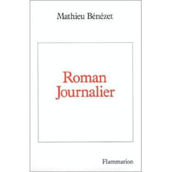 Flammarion Roman journalier livre Littérature Français