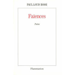 Flammarion Faïences livre poésie Français