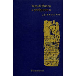 Flammarion Endquote, digressions livre poésie Français