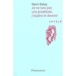 Flammarion Je ne suis pas prostituée, j’espère le devenir livre poésie Français
