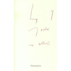 Flammarion 49 poètes livre poésie Français