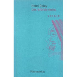 Flammarion Les Arbres noirs livre poésie Français