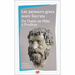 ISBN Les Penseurs Grecs Avant Socrate; De Thales De Milet A Prodicos, philosophie, Français, Livre broché