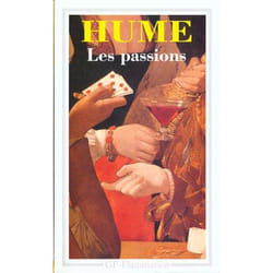 Traite de la nature humaine (livre ii) - les passions, dissertation sur les pass