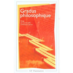 Gradus philosophique - Un répertoire d'introductions méthodiques à la lecture des oeuvres (Poche)