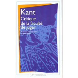 Critique de la faculté de juger