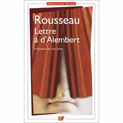 ISBN Lettre à d'Alembert, 254 pages