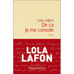 Flammarion De ça je me console livre Littérature Français