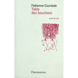 Flammarion Table des bouchers livre poésie Français