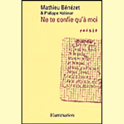 Flammarion Ne te confie qu’à moi, poésie, Français, Livre broché, 208 pages