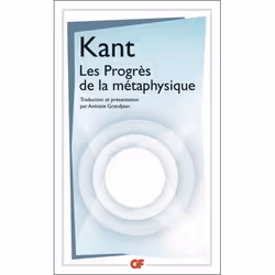 ISBN Les Progrès de la métaphysique, 274 pages
