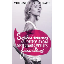 Flammarion Spécimens à disposition des jeunes filles faciles livre Littérature Français