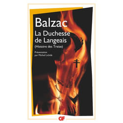 Flammarion La Duchesse de Langeais livre Littérature Français