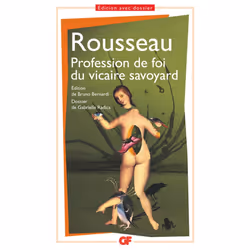 ISBN Profession De Foi Du Vicaire Savoyard, philosophie, Français, Livre broché
