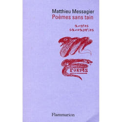Flammarion Poèmes sans tain livre poésie Français