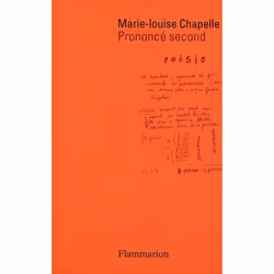 Flammarion Prononcé second, poésie, Français, Livre broché, 160 pages