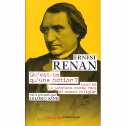 ISBN Qu'Est-Ce Qu'Une Nation ?; Le Judaisme Comme Race Et Comme Religion, philosophie, Français