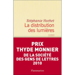 Flammarion La Distribution des lumières livre Littérature Français